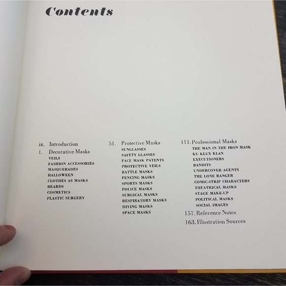 BOOK NAME | MASKS| 1973 - Picture 4 of 7